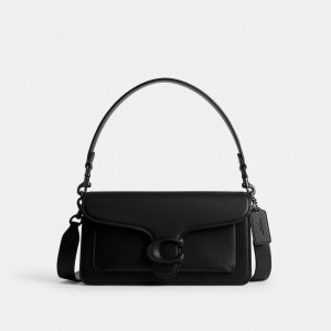 Bolsa De Hombro Coach Tabby 26 Glovetanned Leather Mujer Negras | CL_CH93963