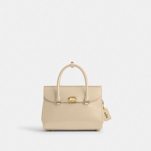 Bolsa de Mano Coach Broome Brass Mujer Blancas | CL_CH86229