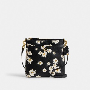 Bolsas Hombro Coach Kitt Messenger With Floral Print Brass Mujer Multicolor | CL_CH53553