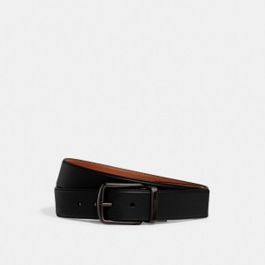 Cinturones Coach Harness Buckle Cut To Size Reversible Belt 38 Mm Hombre Negras | CL_CH18775