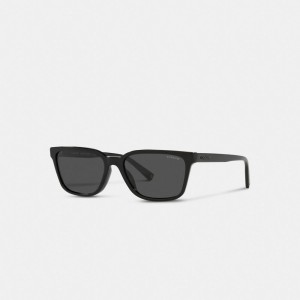 Lentes de Sol Coach Signature Workmark Square Hombre Negras | CL_CH34674