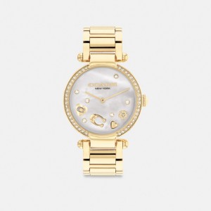 Relojes Coach Cary 34 Mm Mujer Doradas | CL_CH10900