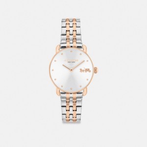 Relojes Coach Elliot 28 Mm Mujer Plateadas | CL_CH15140