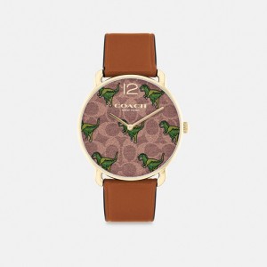 Relojes Coach Elliot 36 Mm Mujer Marrones | CL_CH75759