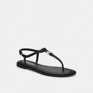 Sandalias Coach Jessica Mujer Negras | CL_CH17143