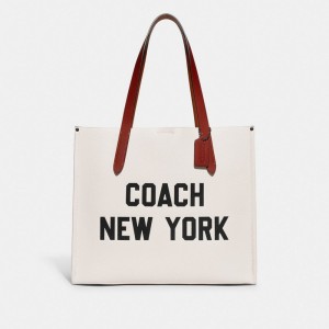 Tote Coach Relay With Graphic Polished Pebble Leather Mujer Multicolor | CL_CH38501