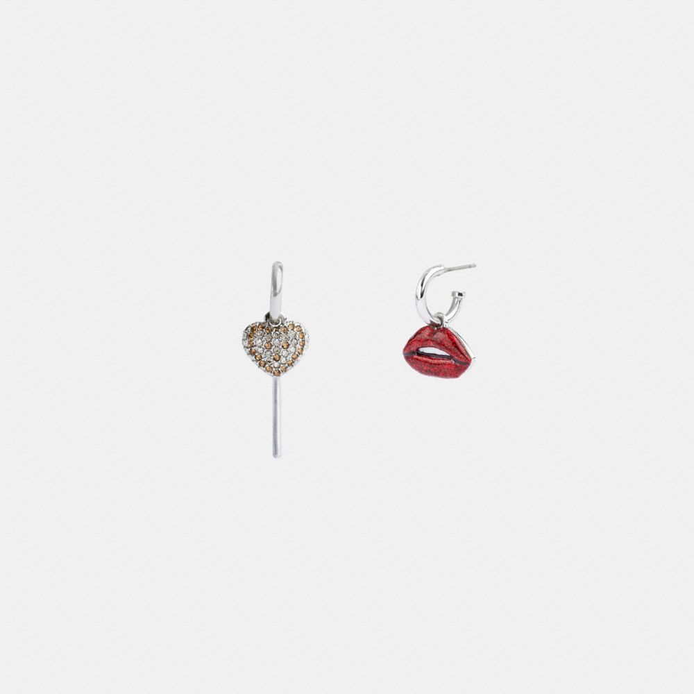 Aretes Coach Lollipop And Lips Mismatch Mujer Multicolor | CL_CH23739