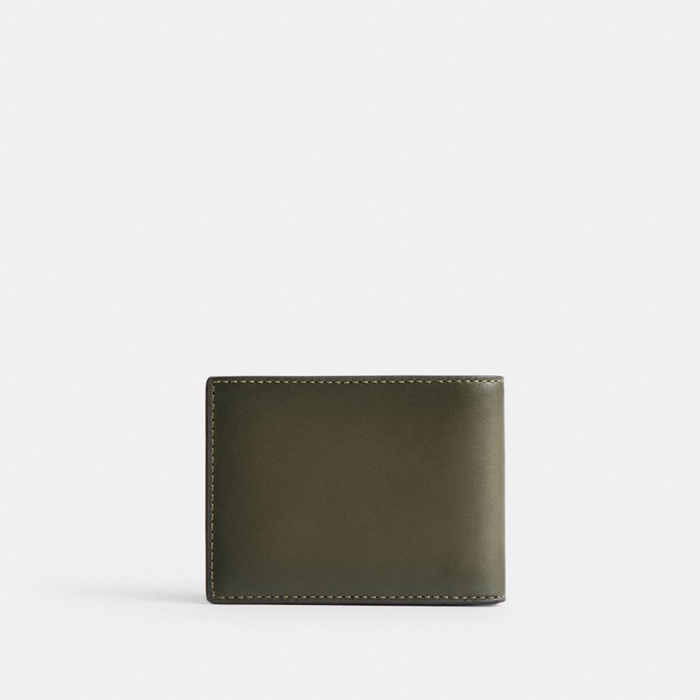 Billeteras Coach Slim Billfold Wallet Hombre Verde | CL_CH43647