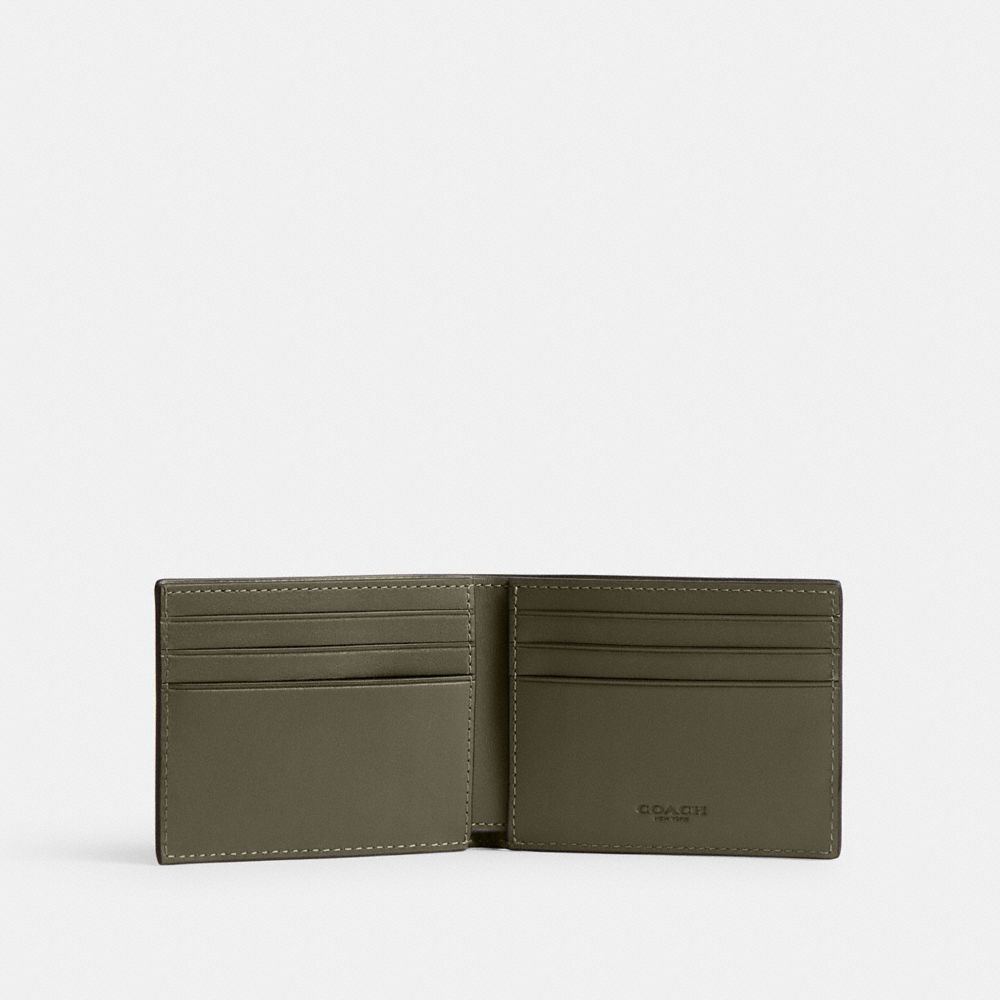 Billeteras Coach Slim Billfold Wallet Hombre Verde | CL_CH43647