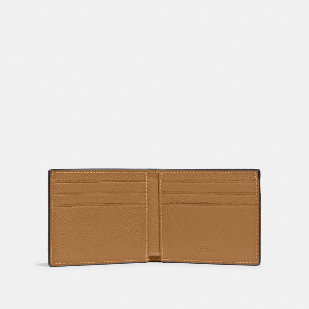 Billeteras Coach Slim Billfold Wallet Polished Pebble Leather Hombre Blancas | CL_CH97886