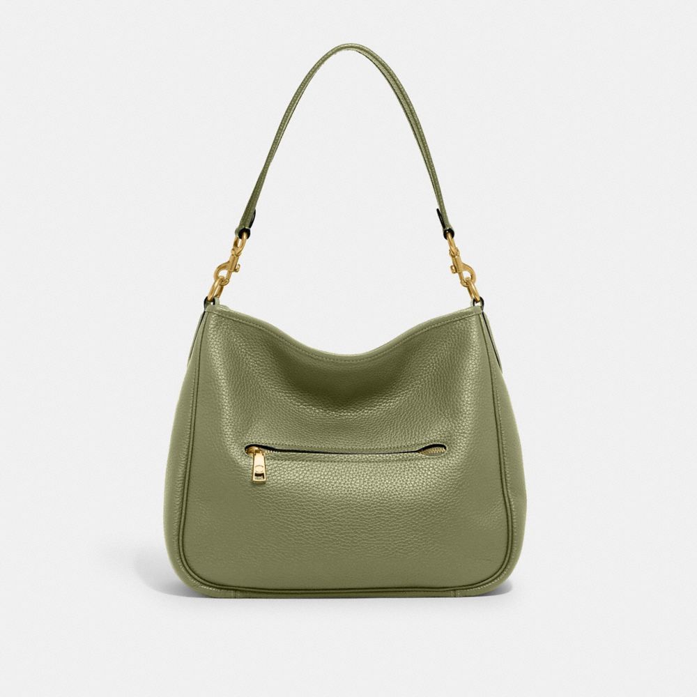 Bolsa De Hombro Coach Cary Pebble Leather Mujer Verde | CL_CH57848