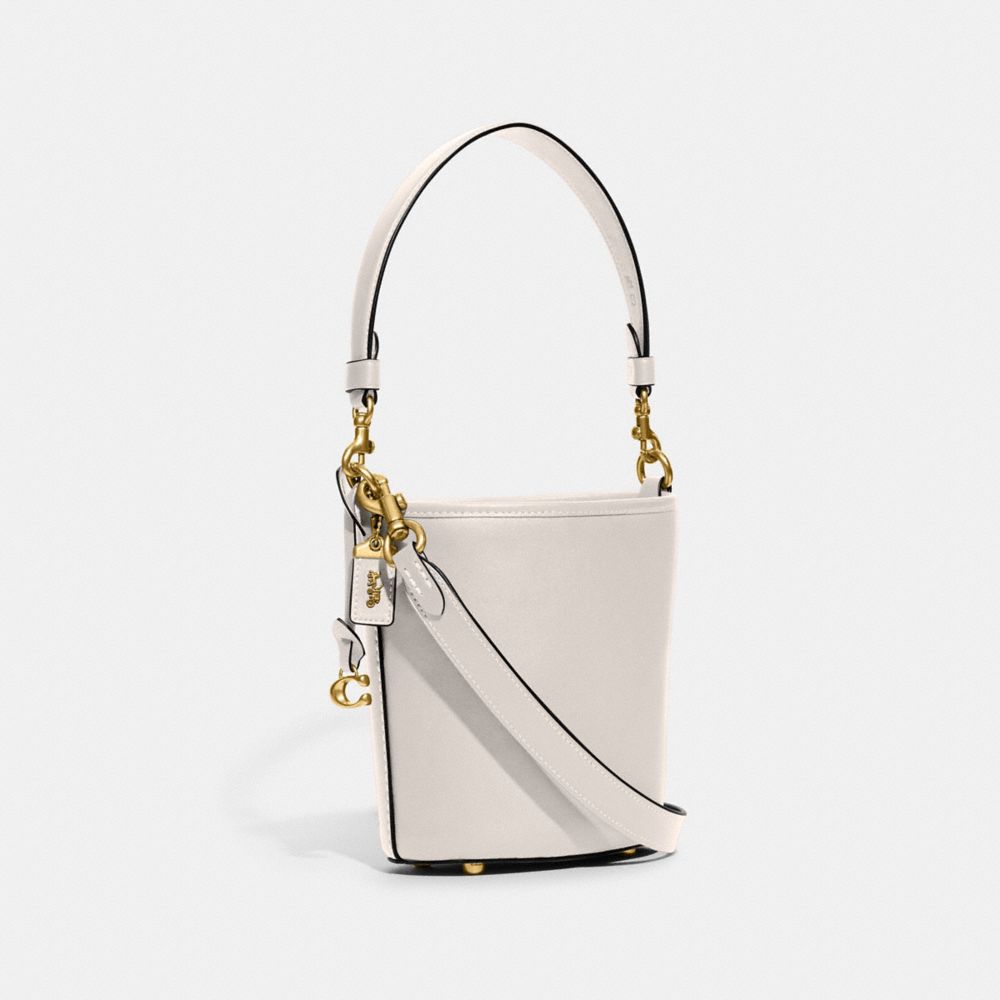 Bolsa De Hombro Coach Dakota Bucket 16 Glovetanned Leather Mujer Blancas | CL_CH16618