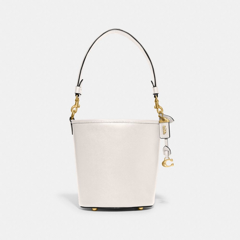 Bolsa De Hombro Coach Dakota Bucket 16 Glovetanned Leather Mujer Blancas | CL_CH16618