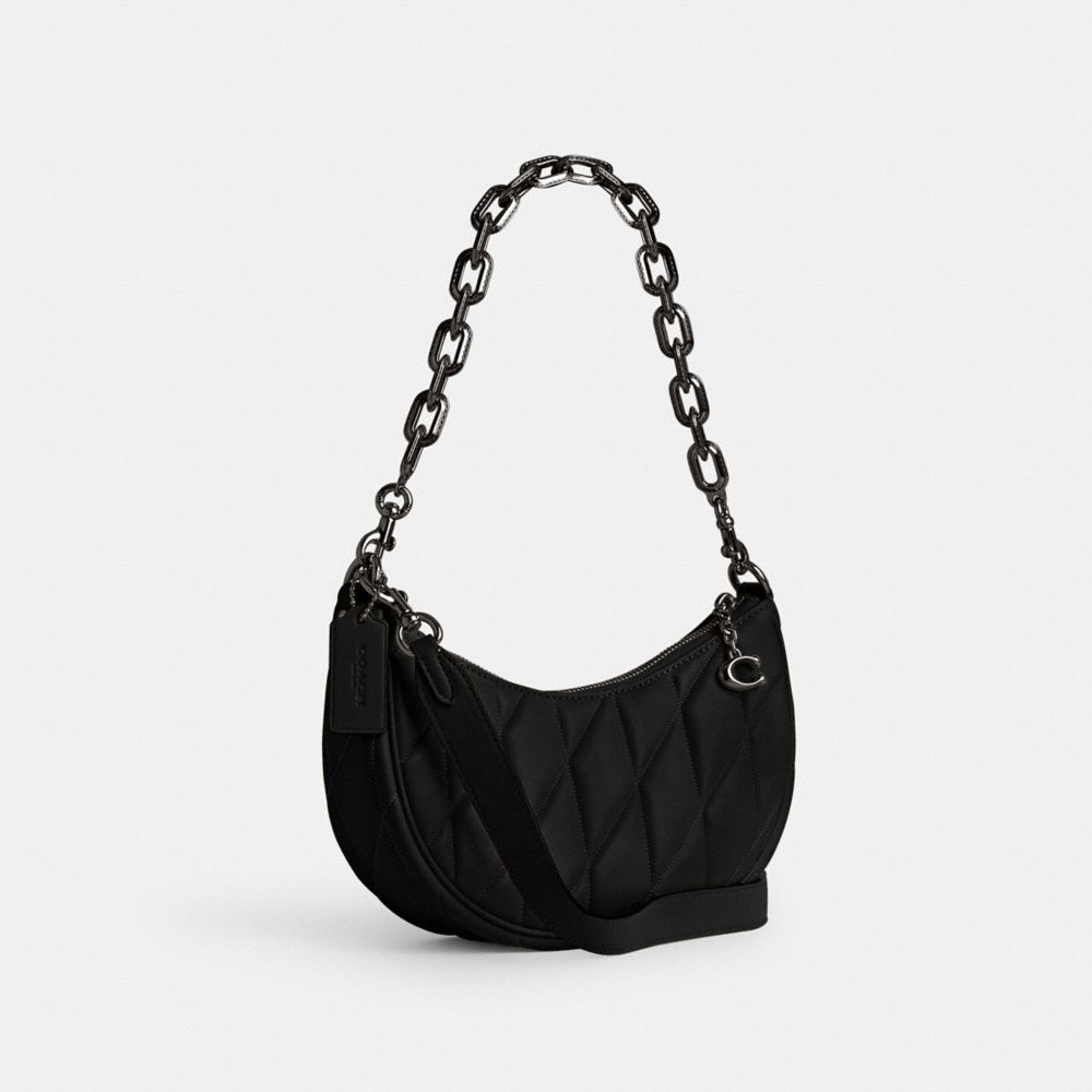 Bolsa De Hombro Coach Mira With Pillow Quilting Nappa Leather Mujer Negras | CL_CH93993