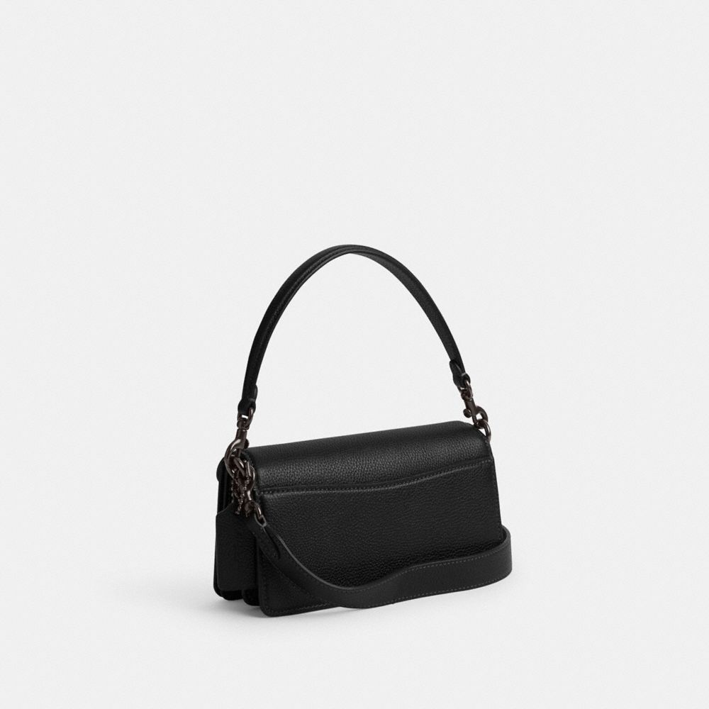 Bolsa De Hombro Coach Tabby 20 Polished Pebble Leather Mujer Negras | CL_CH93586