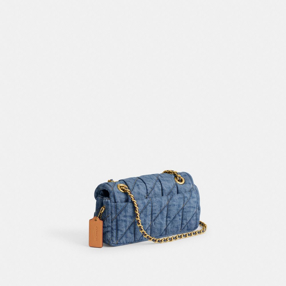 Bolsa De Hombro Coach Tabby 20 With Quilting Denim Mujer Azules Indigo | CL_CH94648