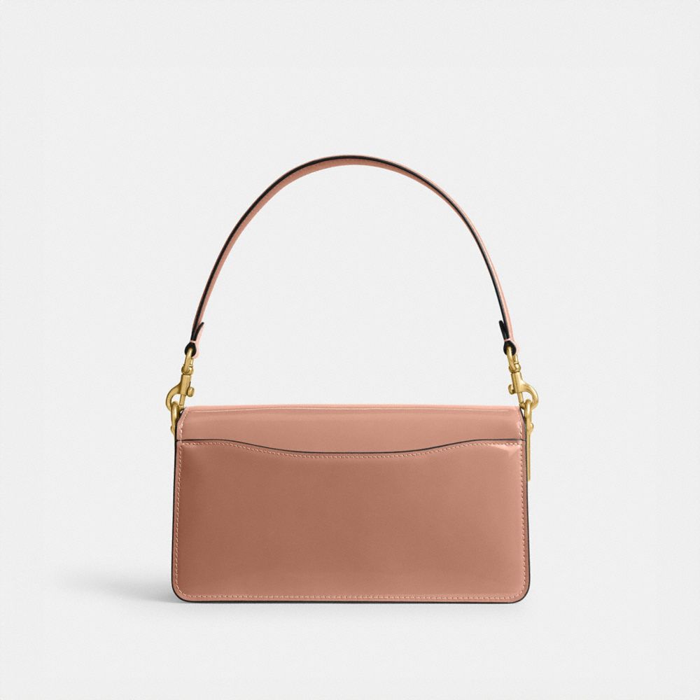 Bolsa De Hombro Coach Tabby 26 In Signature Leather Patent Leather Mujer Marrones | CL_CH93417