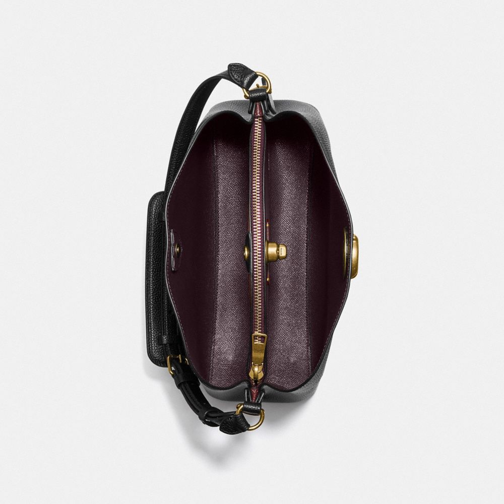 Bolsa De Hombro Coach Willow Pebble Leather Mujer Negras | CL_CH19065