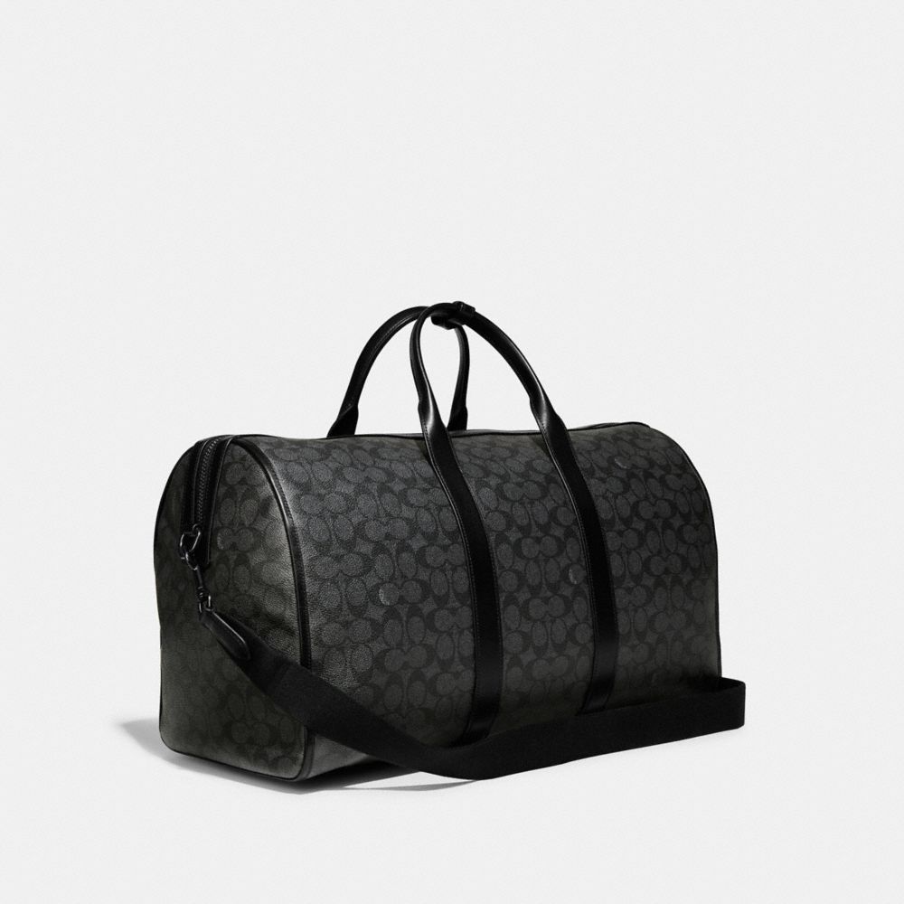 Bolsa Duffle Coach Gotham In Signature Canvas Copper Hombre Negras | CL_CH14211