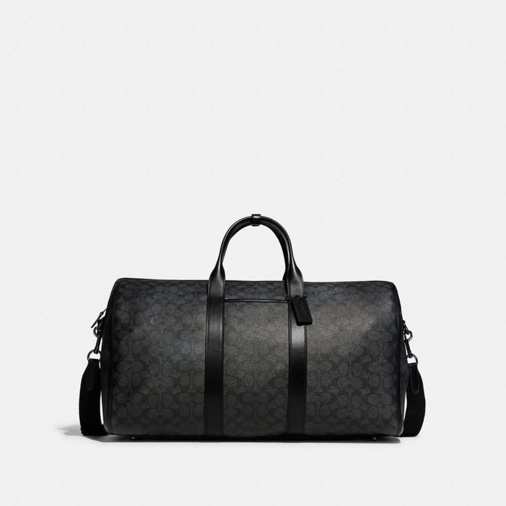 Bolsa Duffle Coach Gotham In Signature Canvas Copper Hombre Negras | CL_CH14211