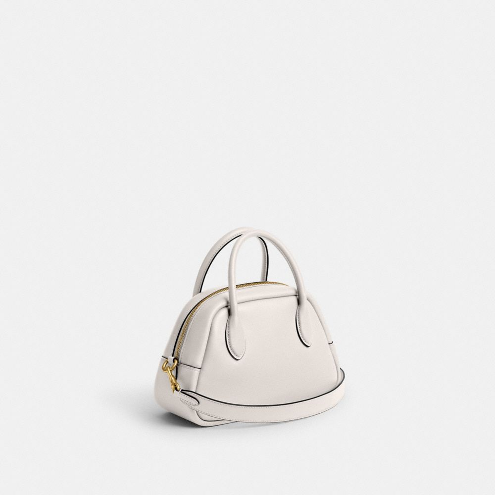 Bolsa de Mano Coach Borough Bowling Brass Mujer Blancas | CL_CH15909