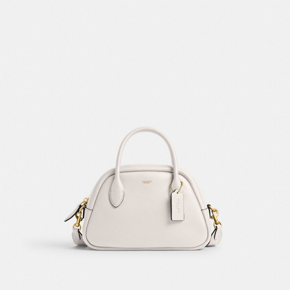 Bolsa de Mano Coach Borough Bowling Brass Mujer Blancas | CL_CH15909