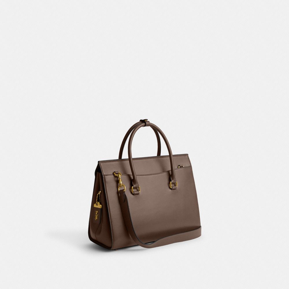 Bolsa de Mano Coach Broome 36 Brass Mujer Gris Oscuro | CL_CH74084