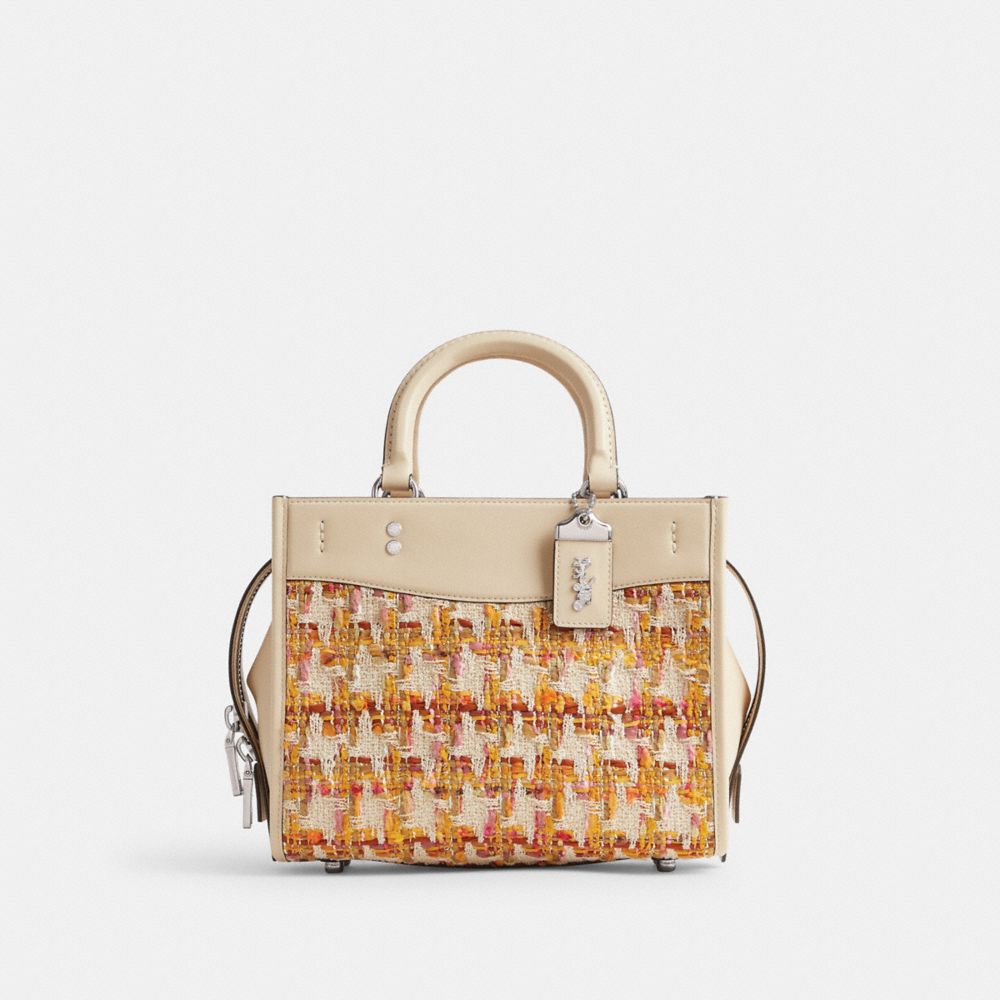 Bolsa de Mano Coach Rogue 25 In Tweed Glovetanned Leather Mujer Multicolor | CL_CH14331