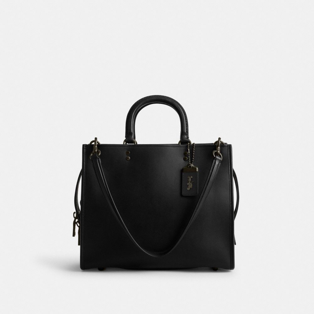 Bolsa de Mano Coach Rogue Glovetanned Leather Mujer Negras | CL_CH86481