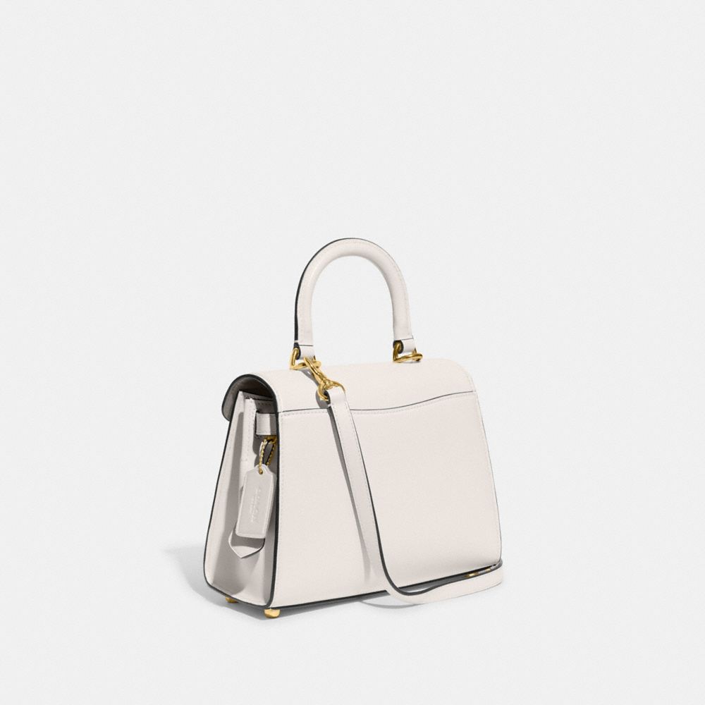 Bolsa de Mano Coach Sammy Top Handle Refined Calf Leather Mujer Blancas | CL_CH16451