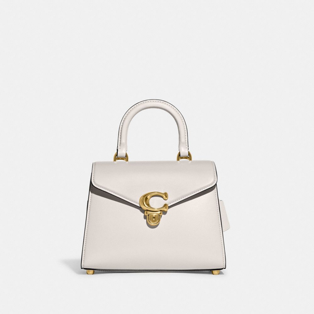 Bolsa de Mano Coach Sammy Top Handle Refined Calf Leather Mujer Blancas | CL_CH16451