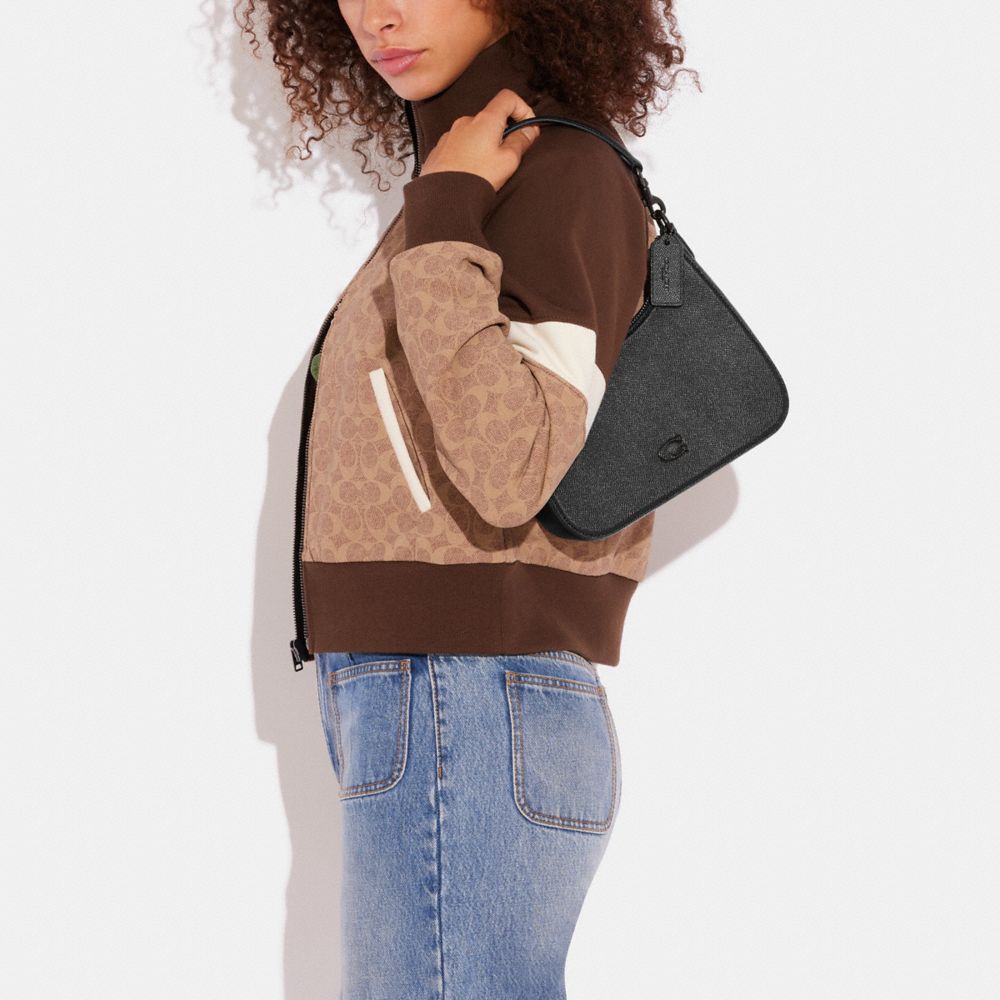 Bolsas Hombro Coach Hobo With Signature Mujer Negras | CL_CH52116