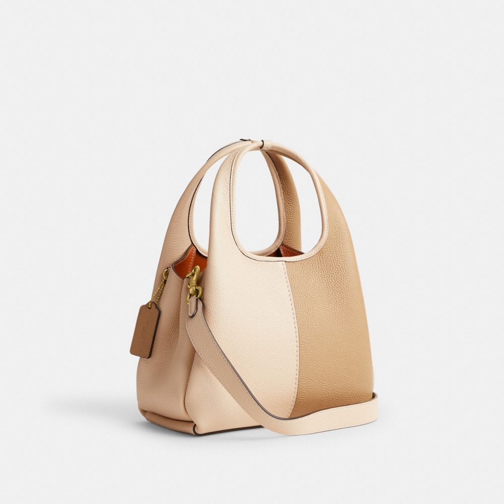 Bolsas Hombro Coach Lana Shoulder 23 In Colorblock Polished Pebble Leather Mujer Multicolor | CL_CH11977