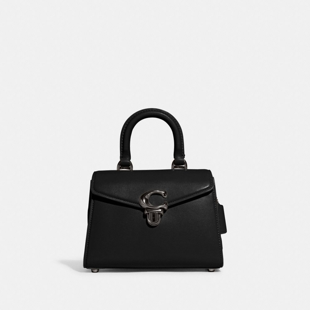 Bolsas Hombro Coach Sammy Top Handle 21 Calf Leather Mujer Negras | CL_CH98035