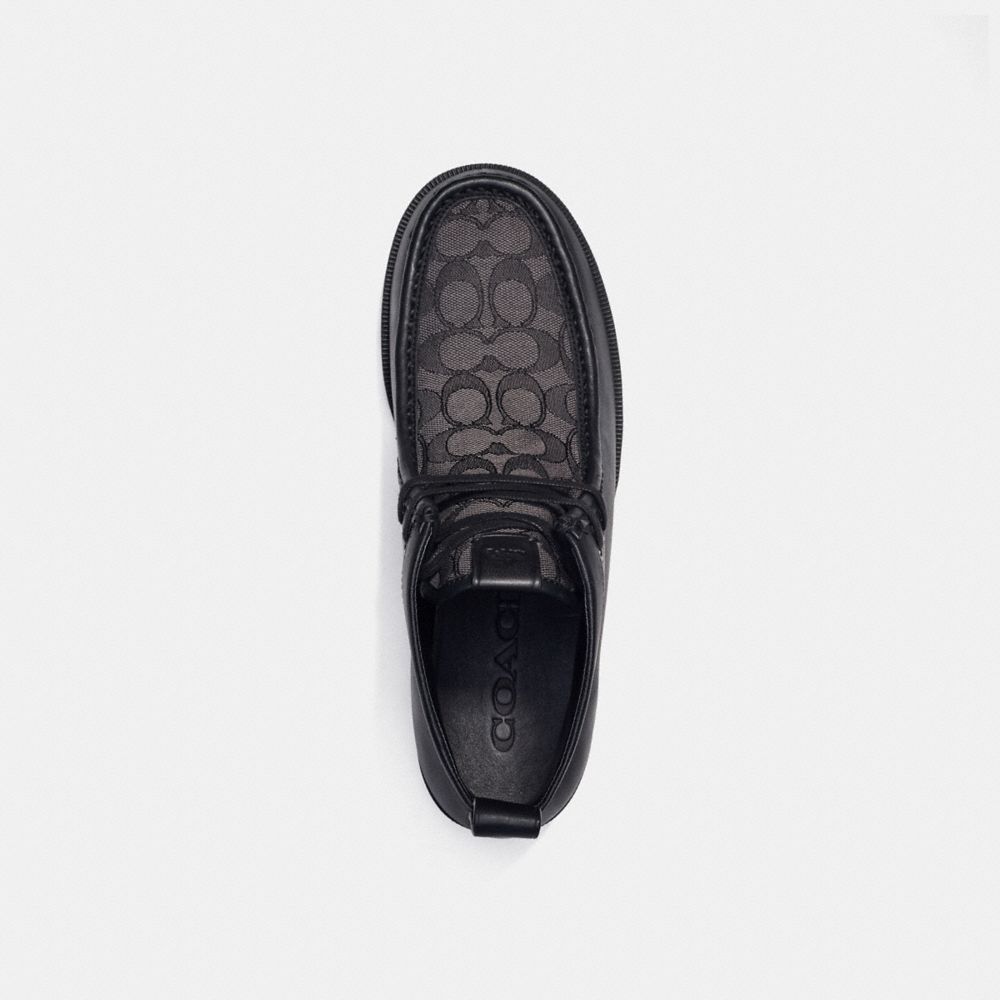 Botas Coach Chukka In Signature Jacquard Hombre Negras | CL_CH53420