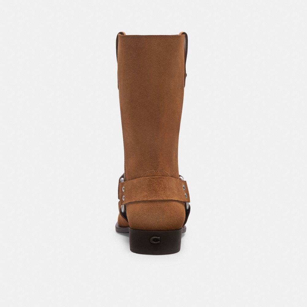 Botas Coach Tara Biker Coconut Mujer Marrones | CL_CH55013