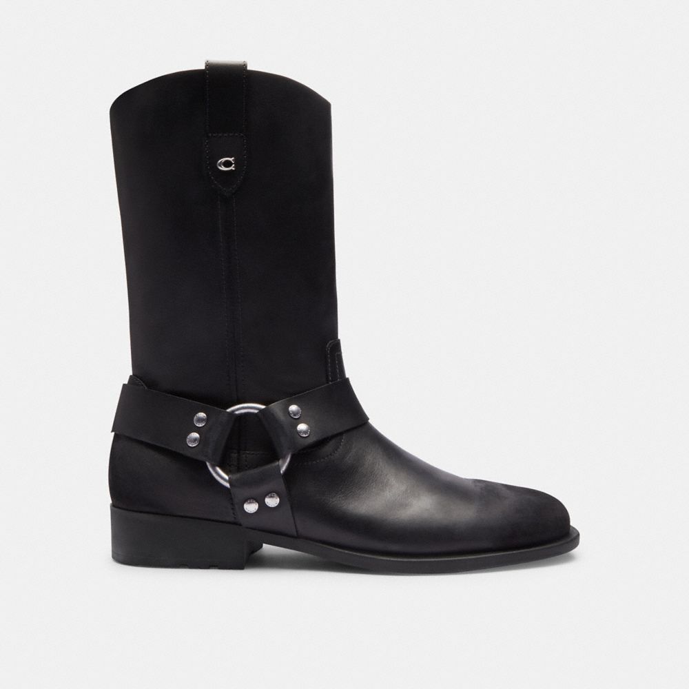 Botas Coach Tara Biker Mujer Negras | CL_CH48072