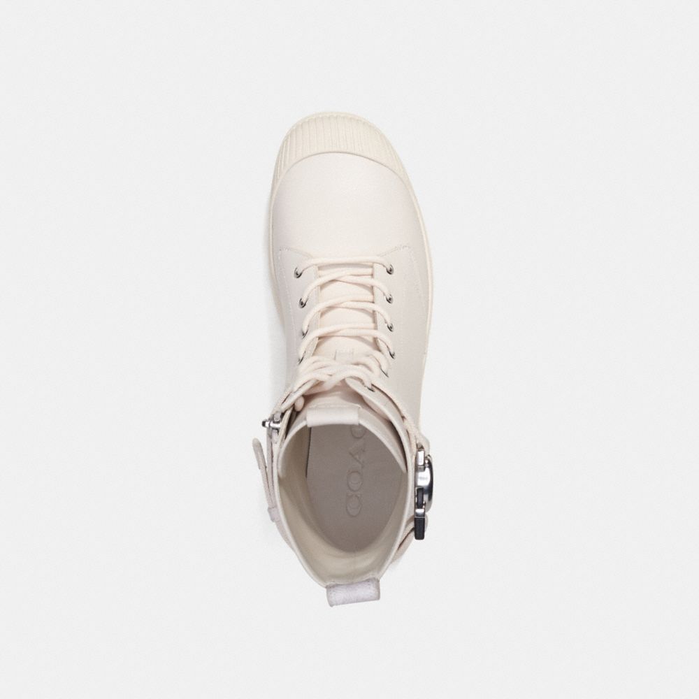 Botas Coach Tucker With Signature Canvas Chalk Hombre Blancas | CL_CH45314