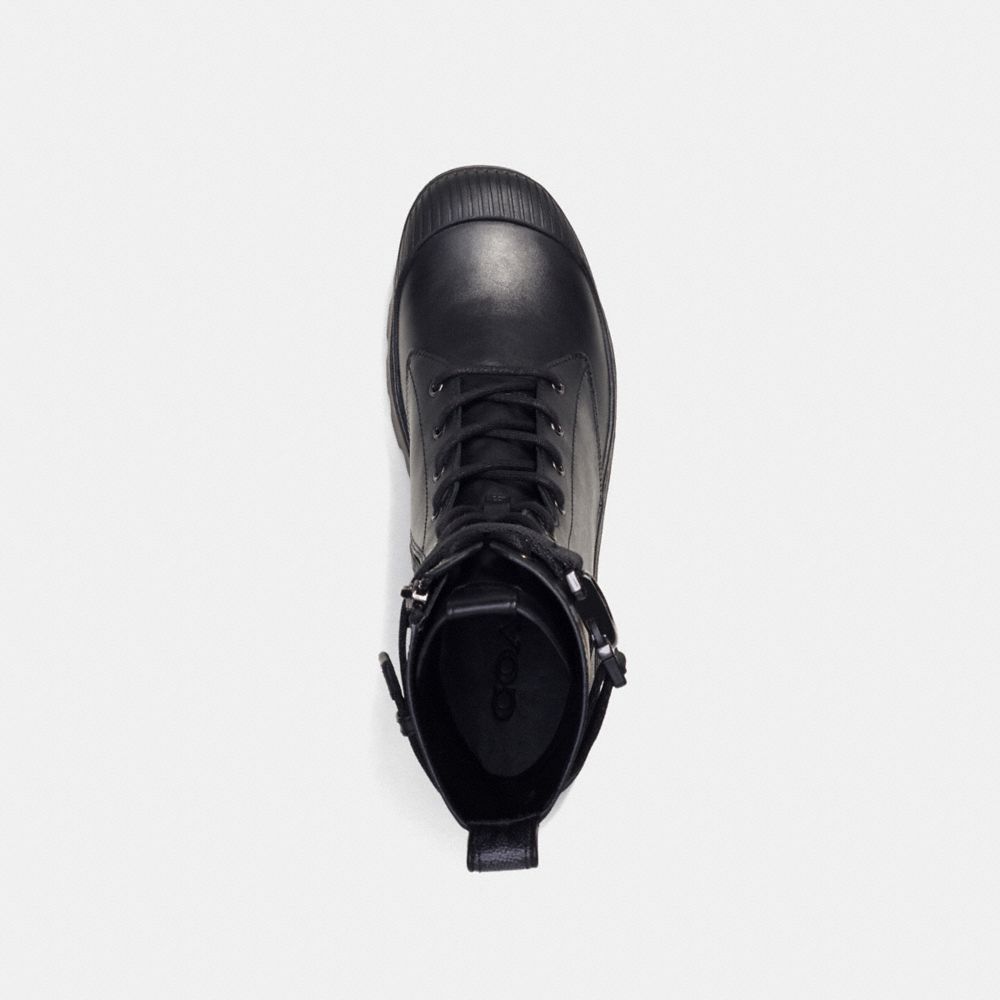 Botas Coach Tucker With Signature Hombre Negras | CL_CH10220