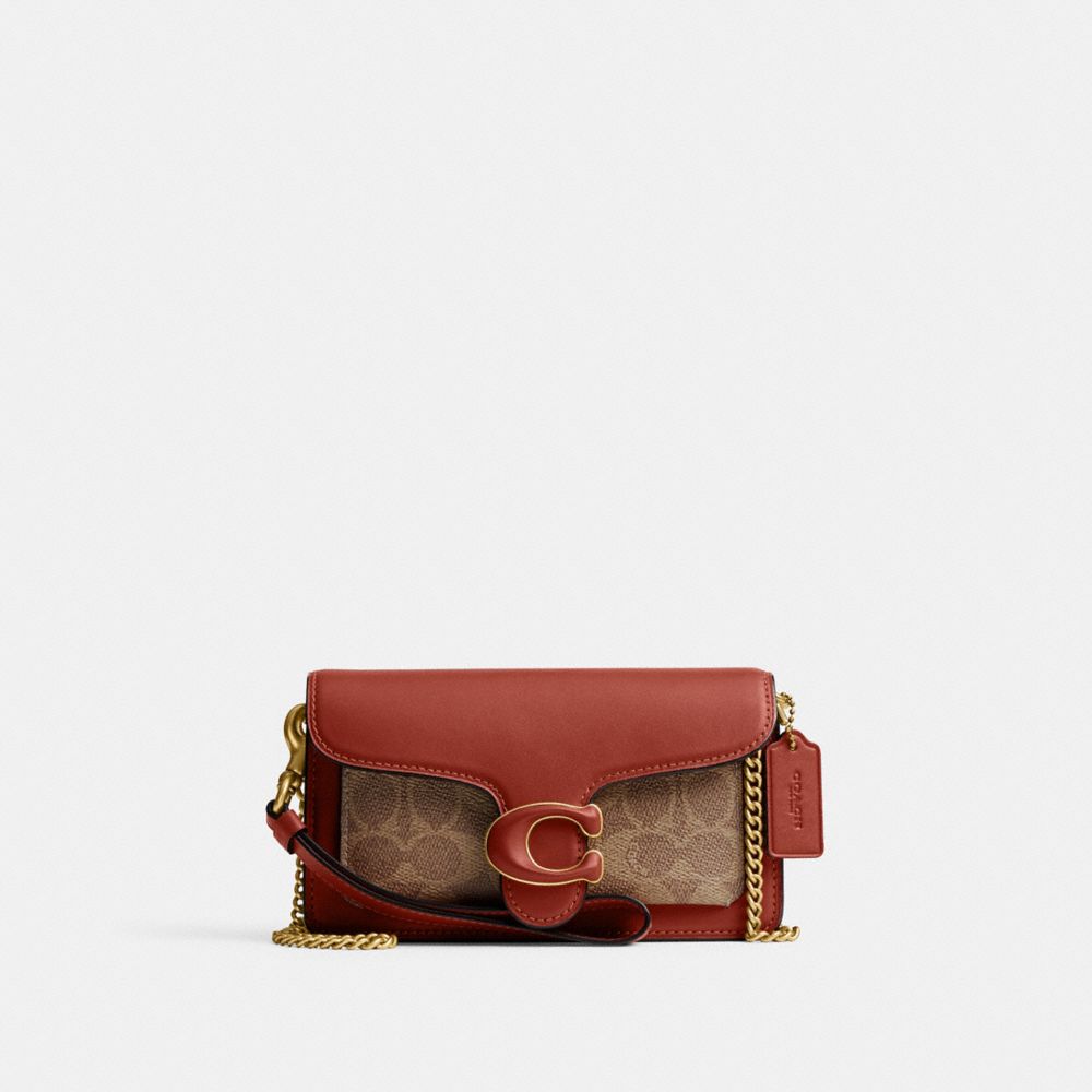 Carteras Pequeñas Coach Tabby Crossbody In Signature Mujer Marrones Rojas | CL_CH86225