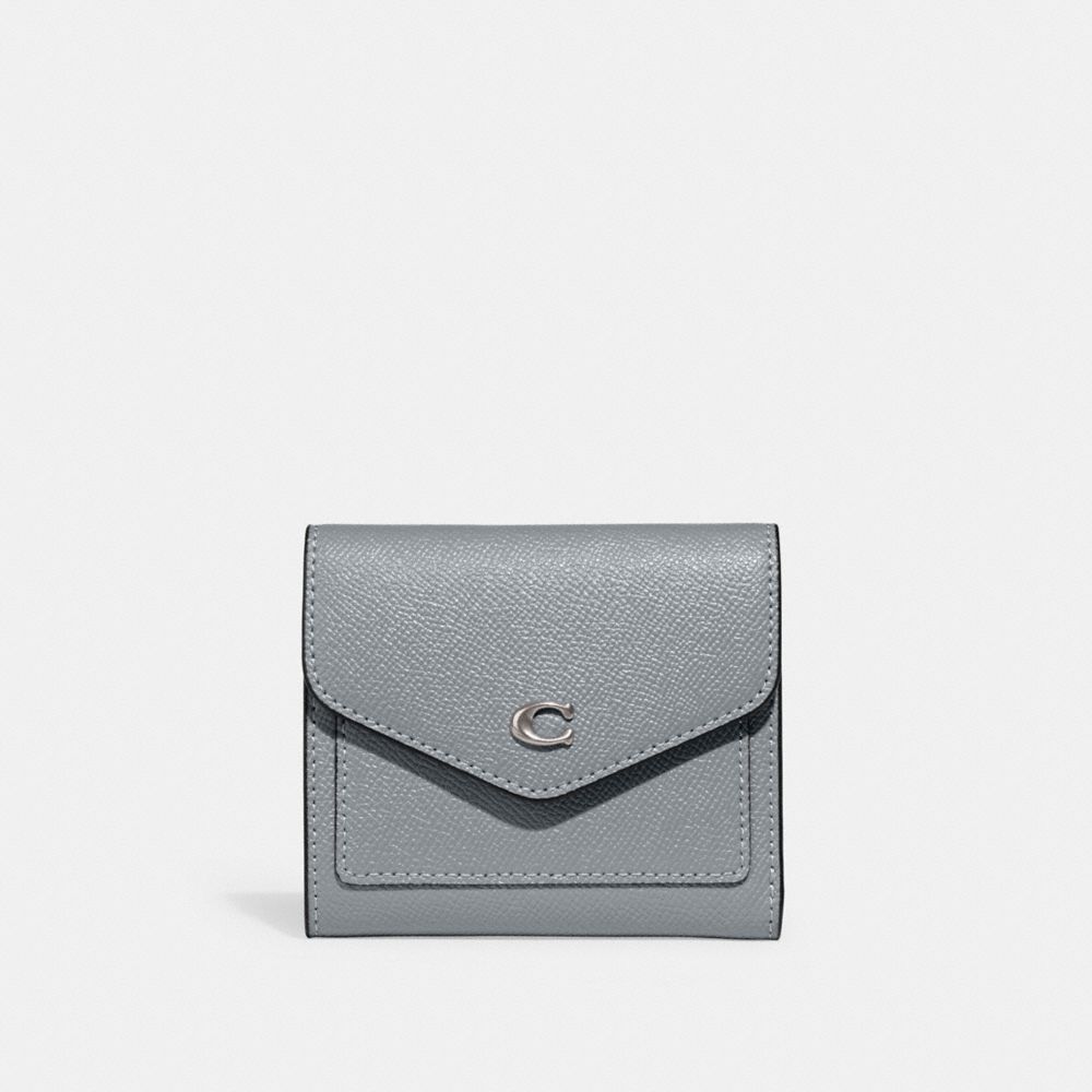 Carteras Pequeñas Coach Wyn Leather Mujer Gris Azules | CL_CH34263