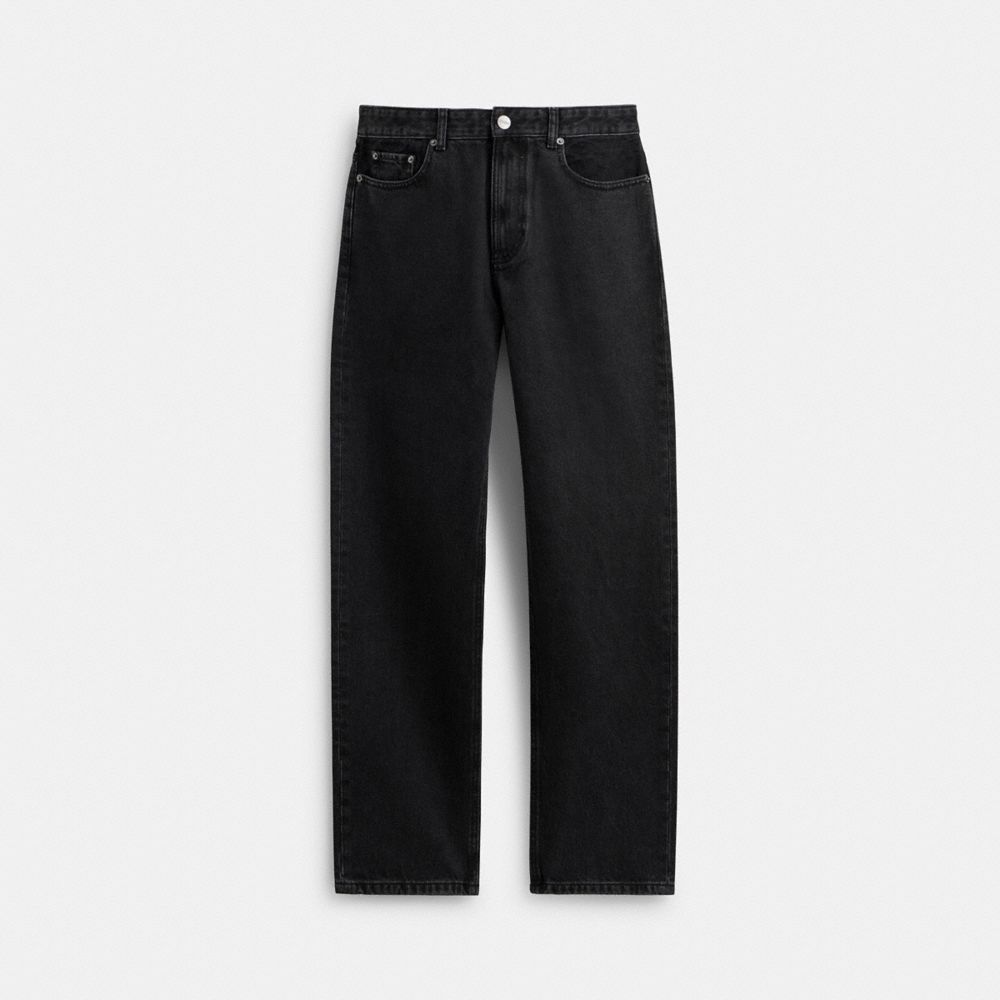 Jeans Coach Black Taper In Organic Cotton Hombre Negras | CL_CH82093