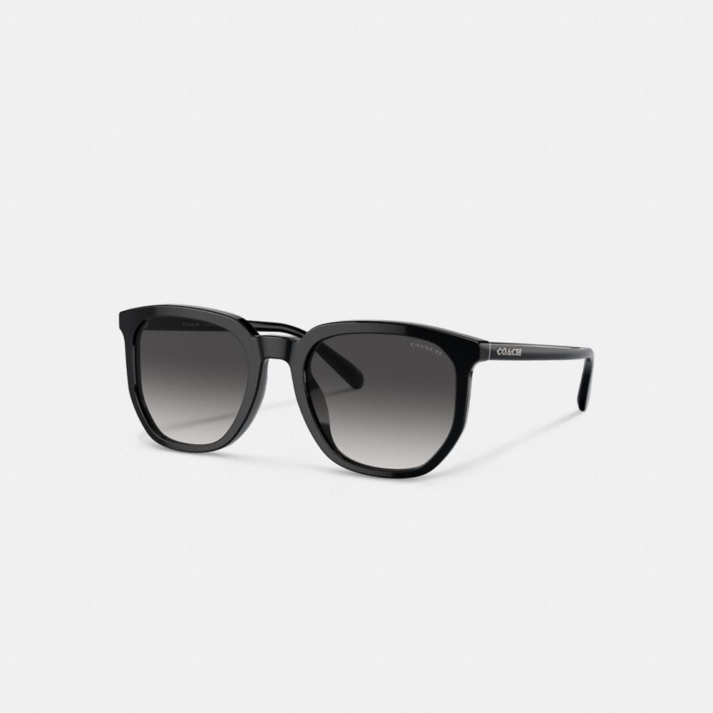 Lentes de Sol Coach Geometric Square Hombre Negras | CL_CH46394