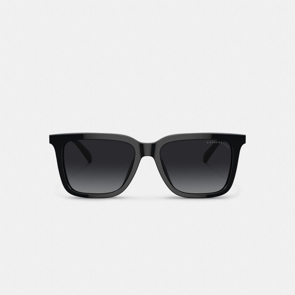 Lentes de Sol Coach Retro Square Hombre Negras | CL_CH53891