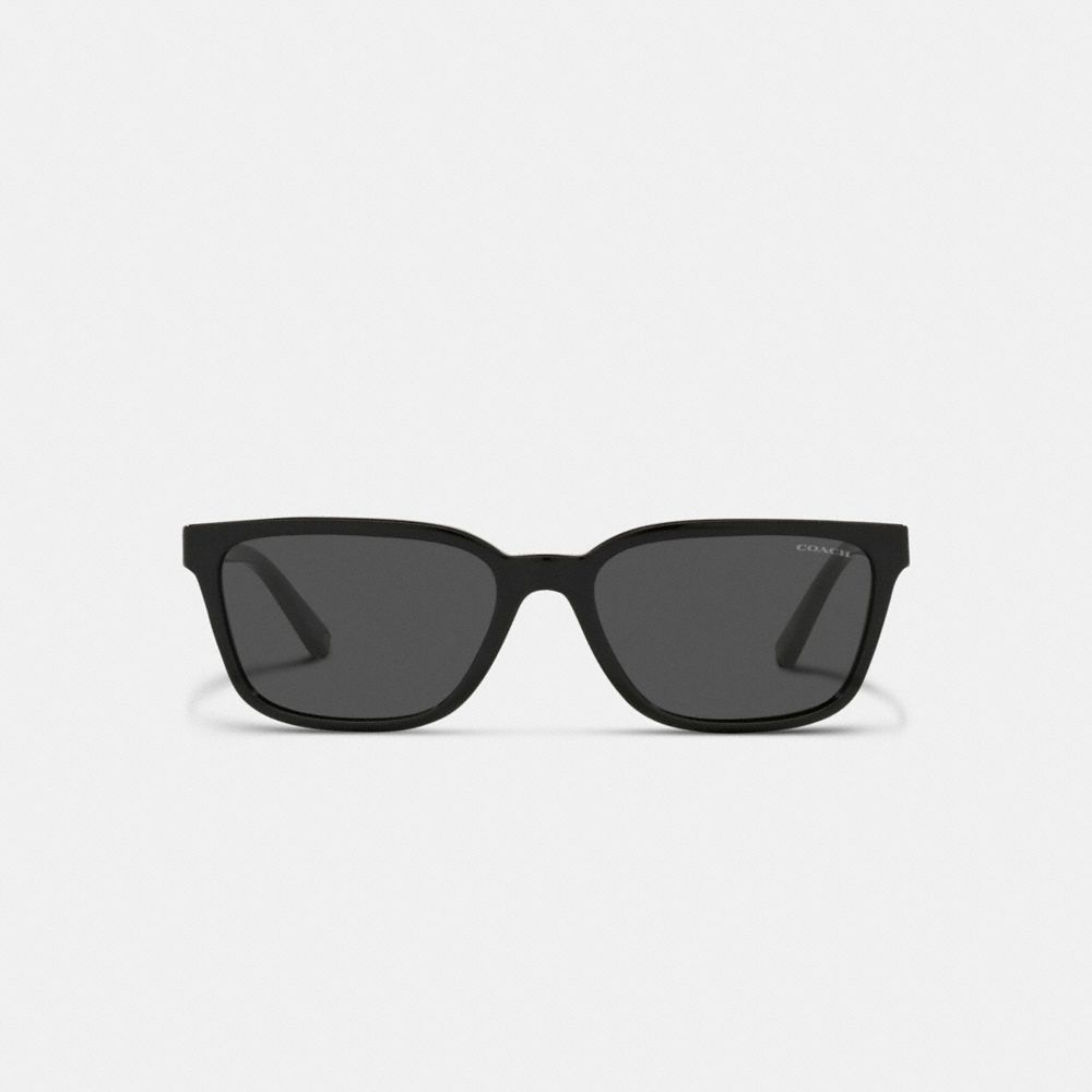 Lentes de Sol Coach Signature Workmark Square Hombre Negras | CL_CH34674