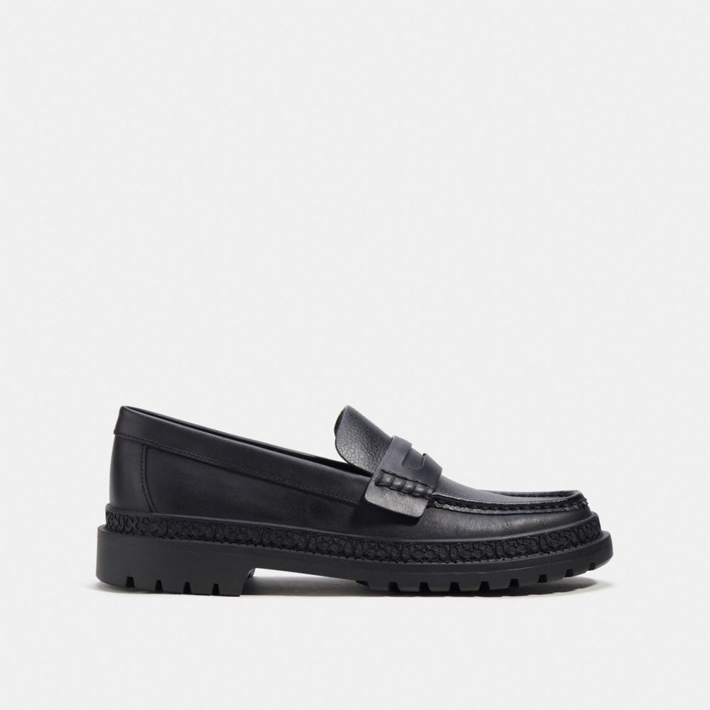 Mocasines Coach Cooper Hombre Negras | CL_CH48277