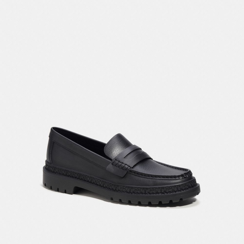 Mocasines Coach Cooper Hombre Negras | CL_CH48277