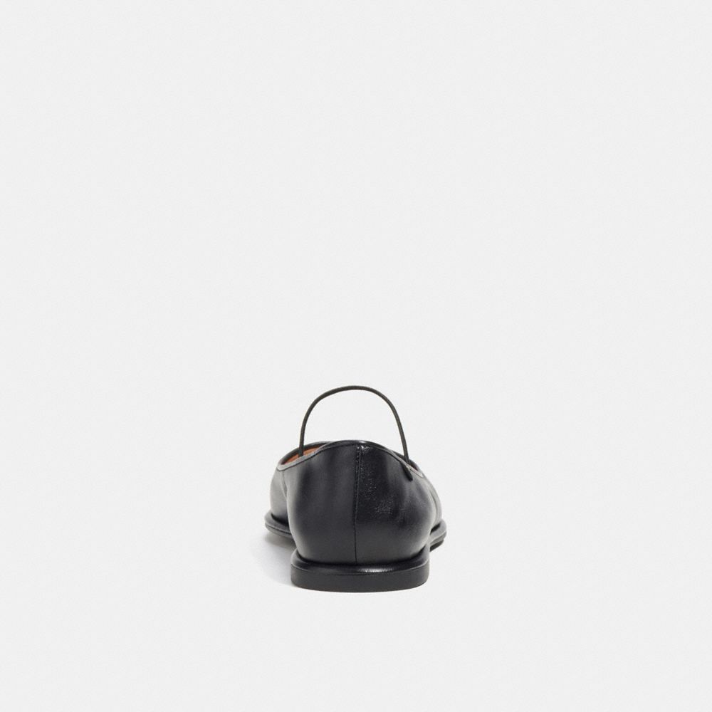 Mocasines Coach Emilia Mary Jane Leather Mujer Negras | CL_CH26777