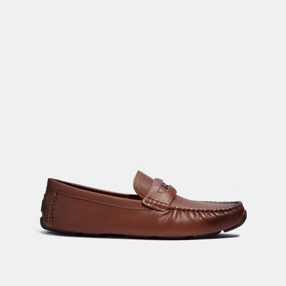 Mocasines Coach Signature Coin Hombre Marrones | CL_CH91465