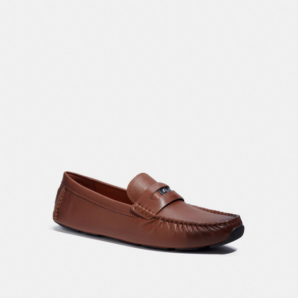 Mocasines Coach Signature Coin Hombre Marrones | CL_CH91465